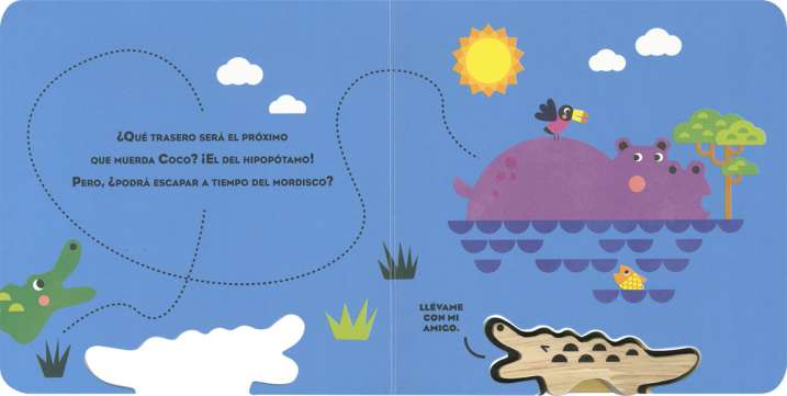 Un cocodrilo travieso