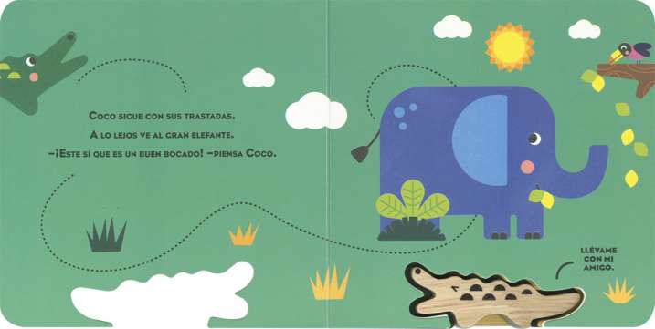 Un cocodrilo travieso