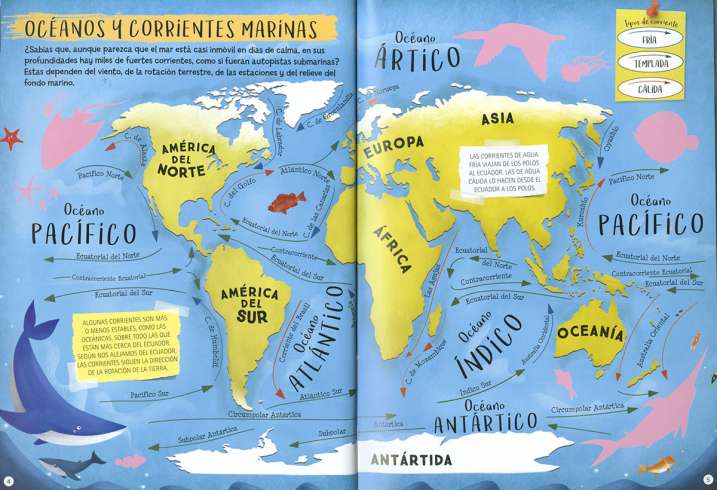 Atlas de mares y océanos...