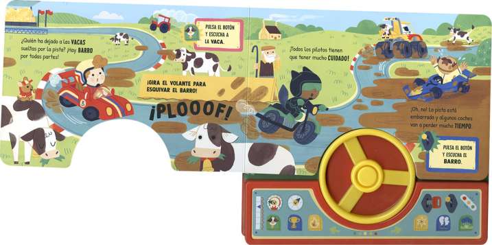 En marcha. Coche de carreras