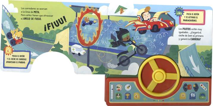 En marcha. Coche de carreras