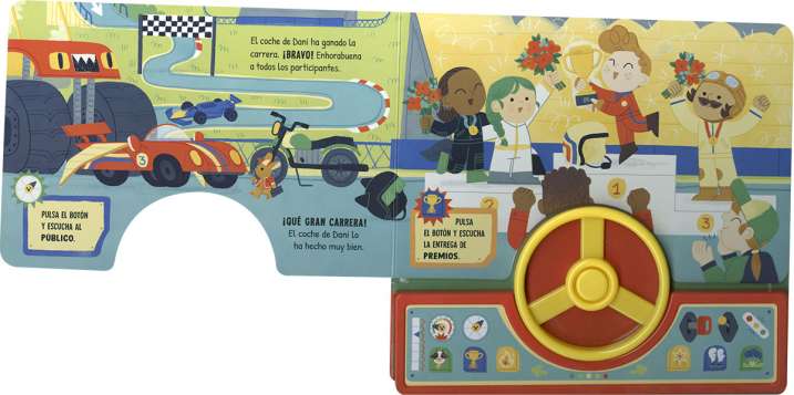 En marcha. Coche de carreras