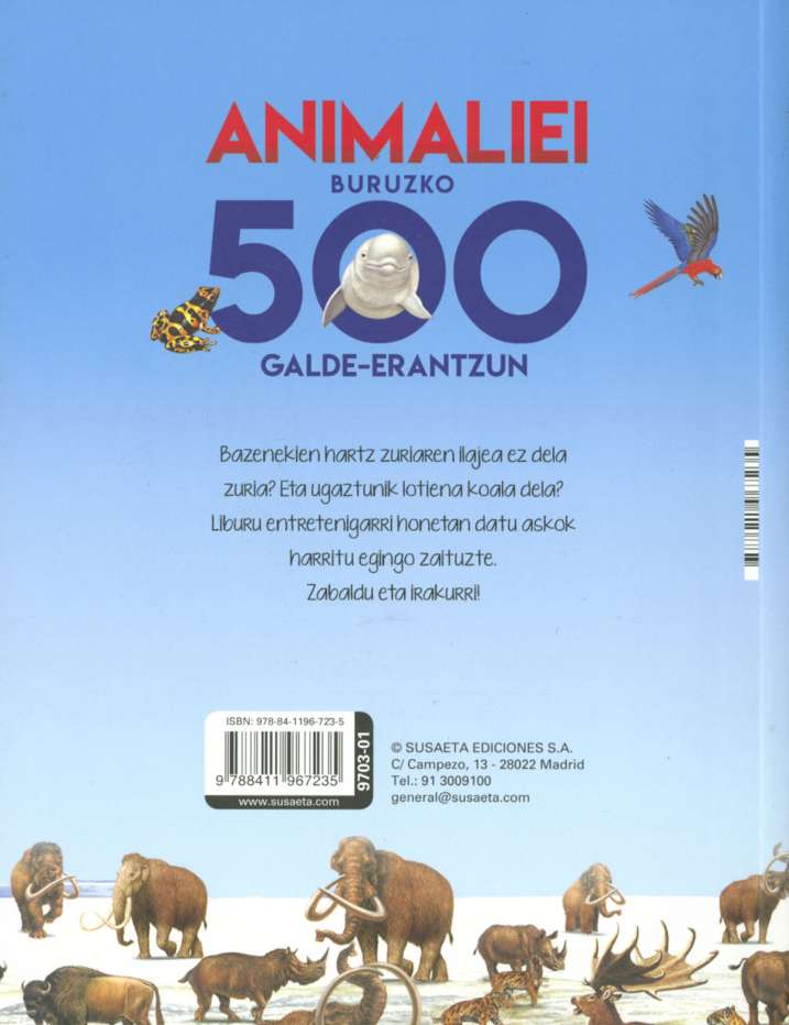 Animaliei buruzko 500...