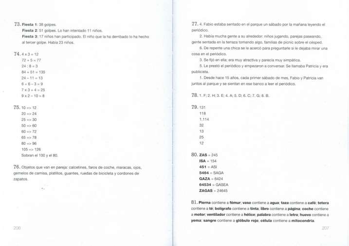 Ejercita tu memoria y otras...