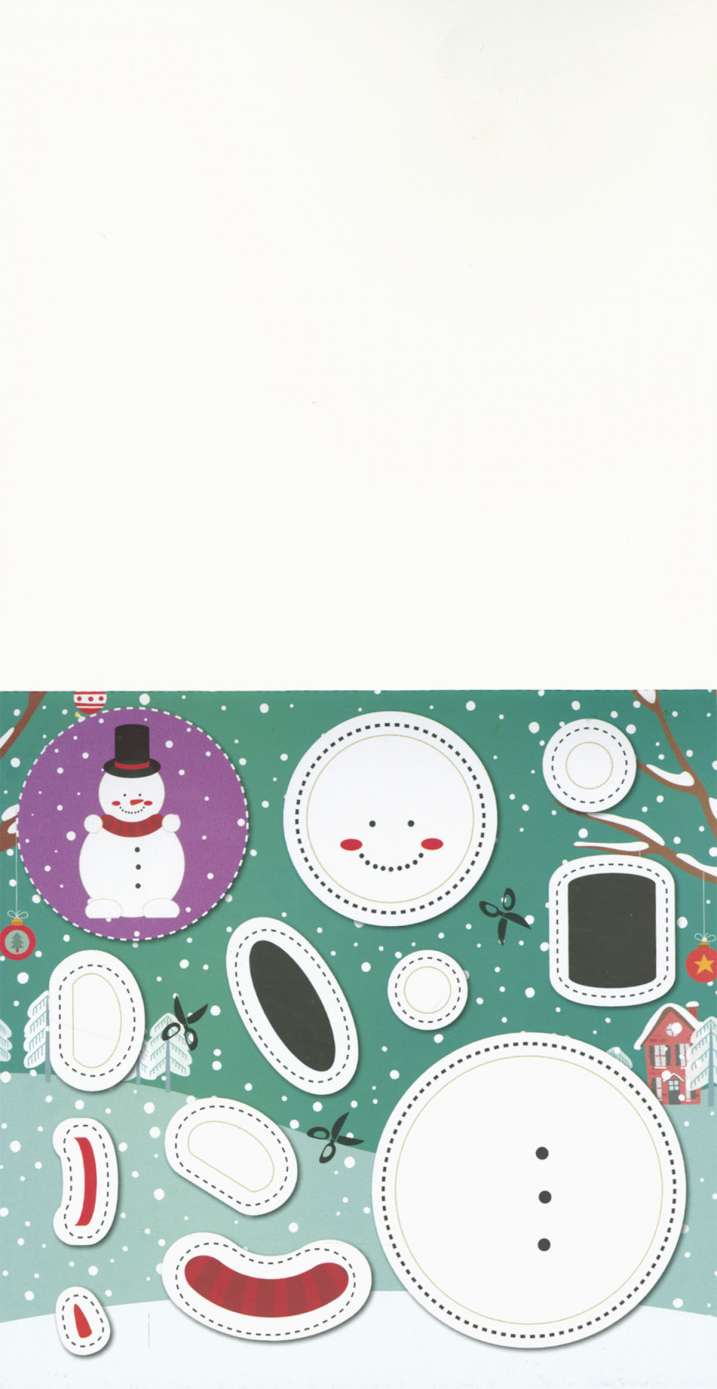 Navidad - Recorta y colorea