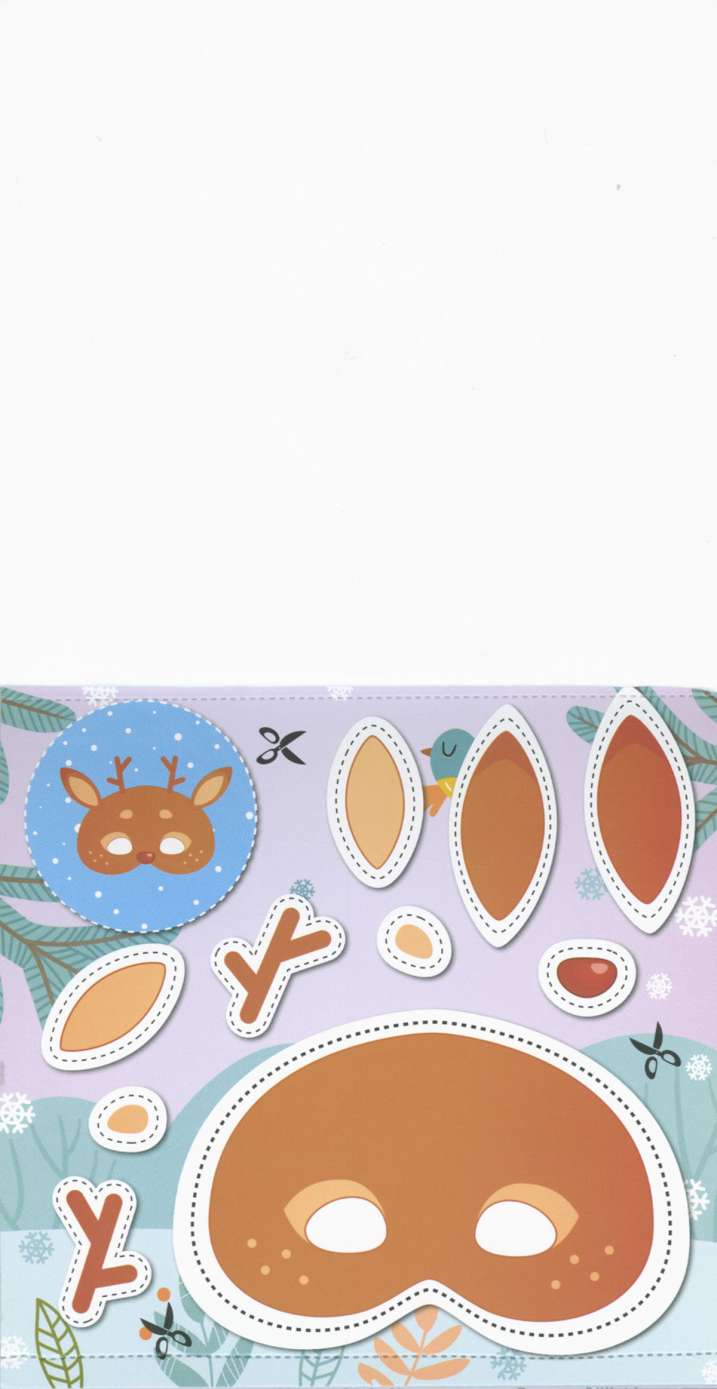 Navidad - Recorta y colorea