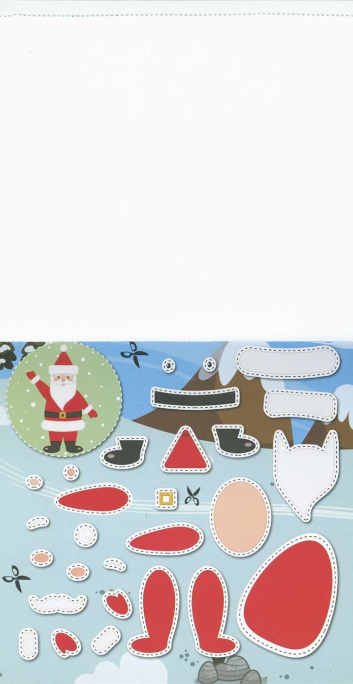 Navidad - Recorta y colorea