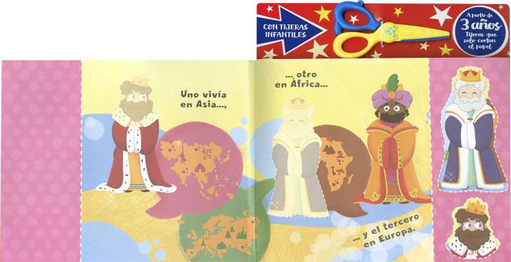 Recorta y pega Los Reyes Magos