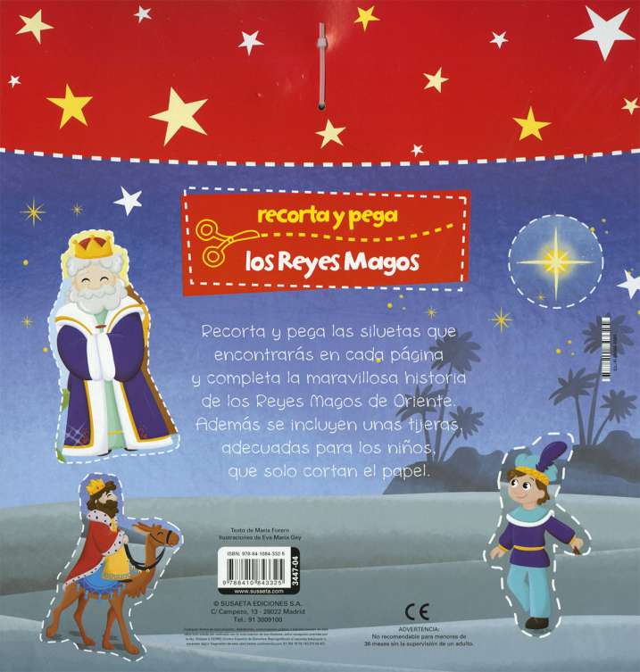Recorta y pega Los Reyes Magos