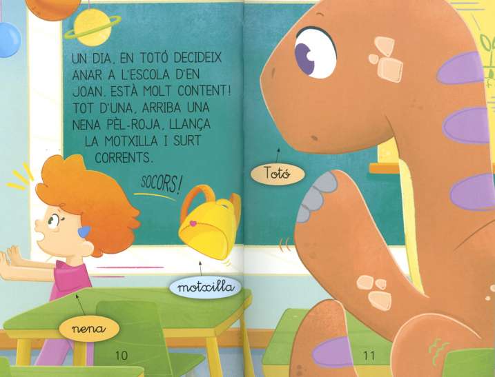Un dinosaure a lescola