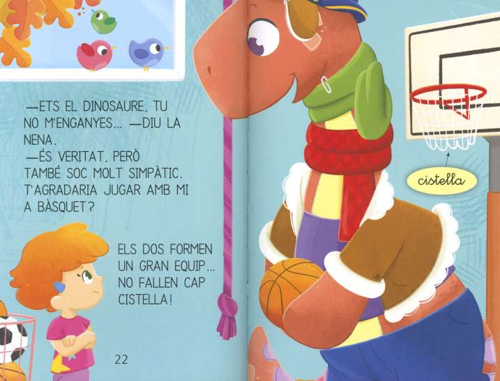 Un dinosaure a lescola