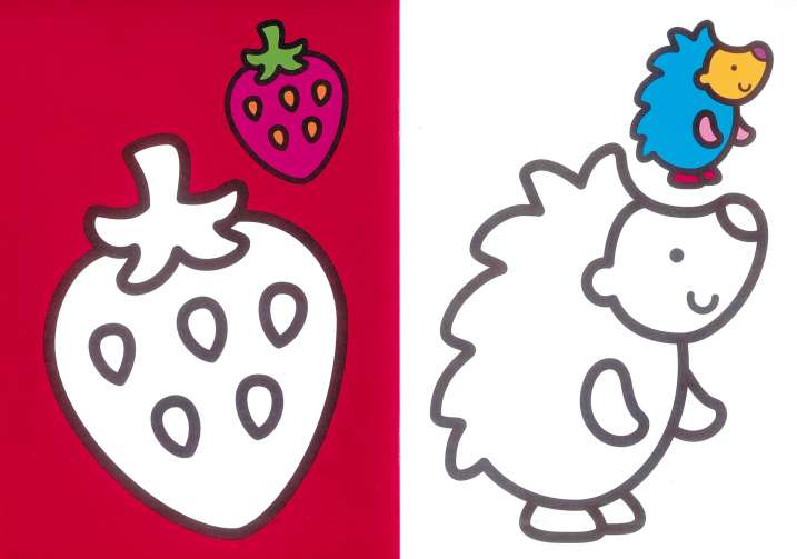 Ja sé acolorir 2-3 anys