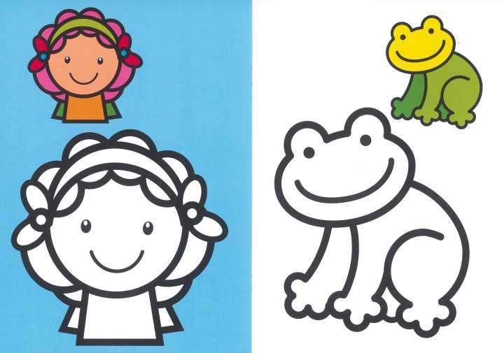 Ja sé acolorir 2-3 anys