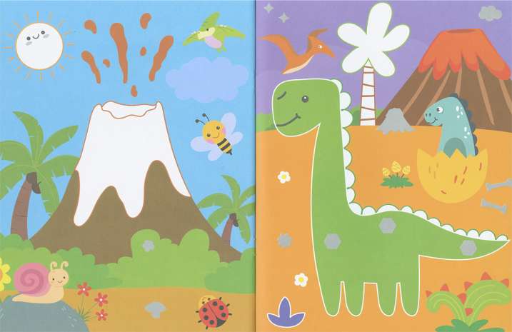 Dinosaurios brillantes