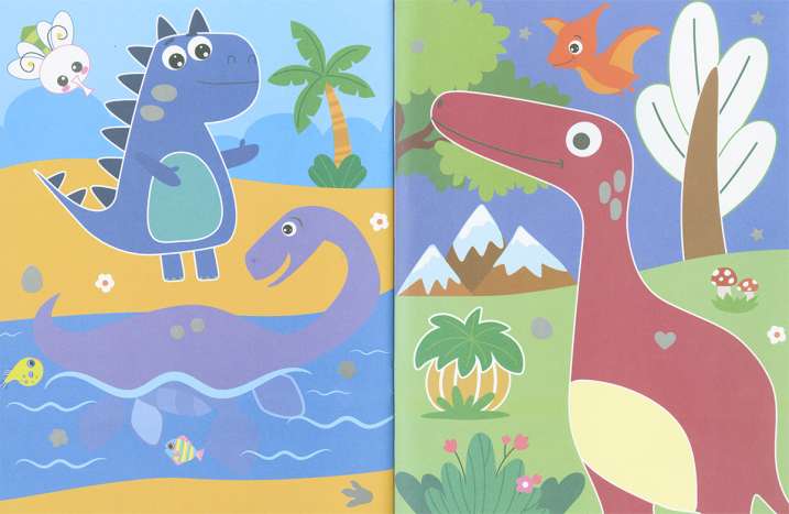 Dinosaurios brillantes