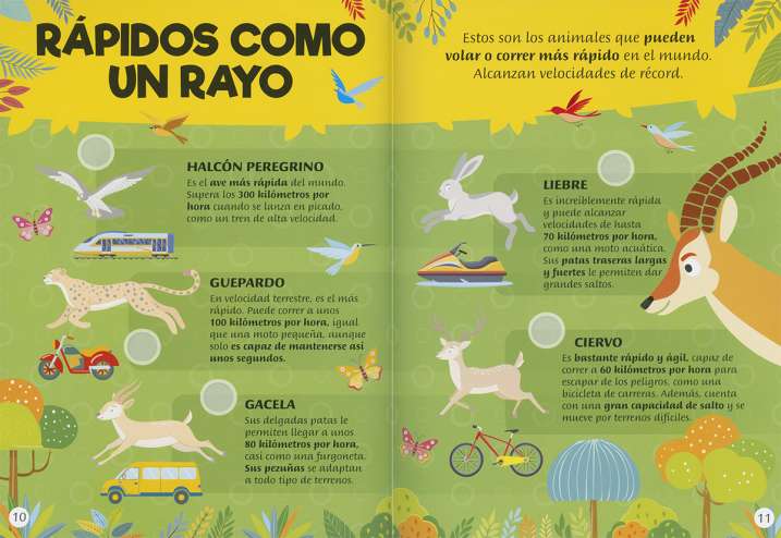 Animales salvajes de récord...