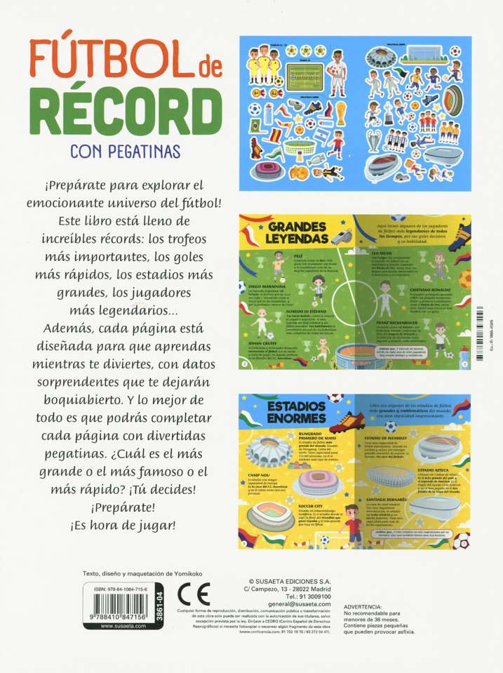 Fútbol de récord con pegatinas