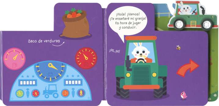 Conejito en la granja