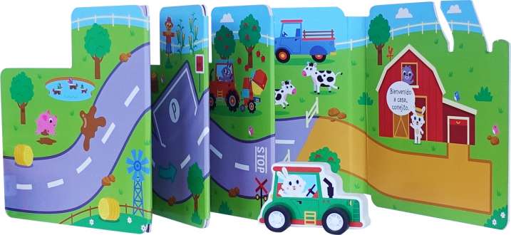 Conejito en la granja