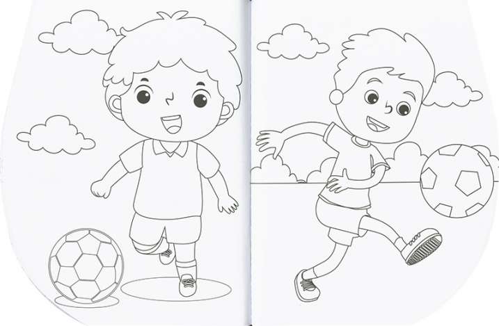 Fútbol para colorear