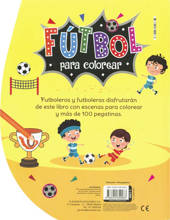 Fútbol para colorear