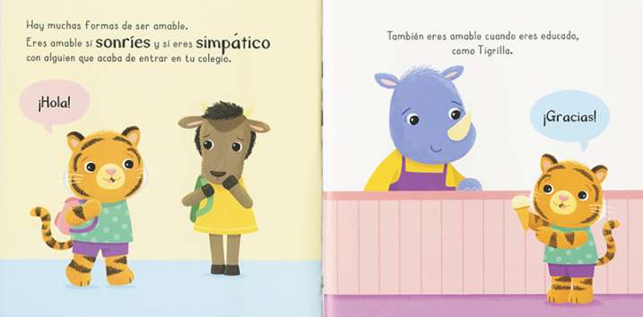 Soy amable ¡y no antipática!