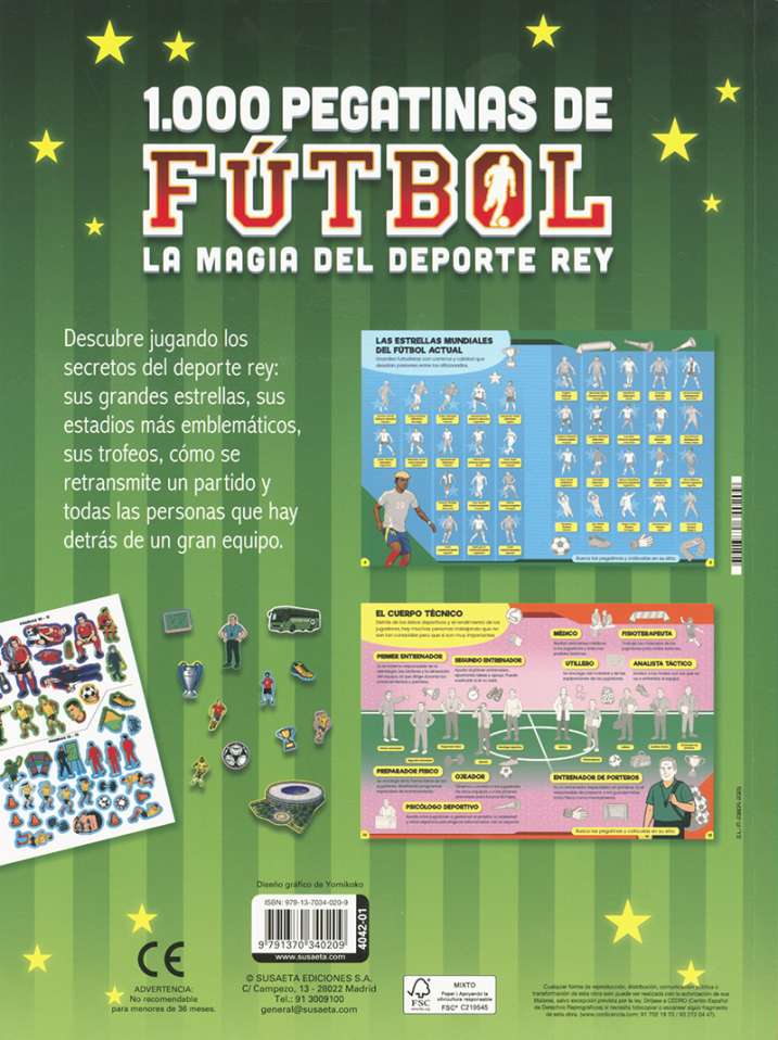 1.000 pegatinas de fútbol