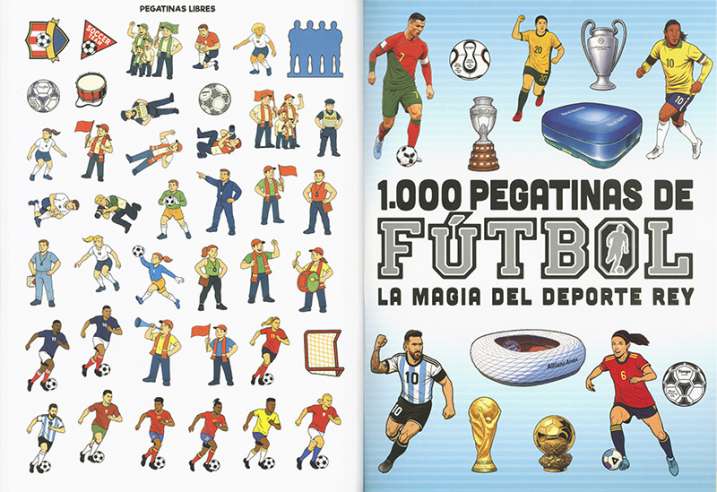1.000 pegatinas de fútbol
