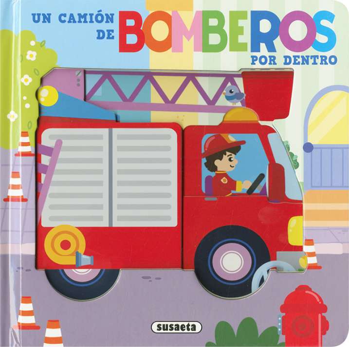 Un camión de bomberos por...