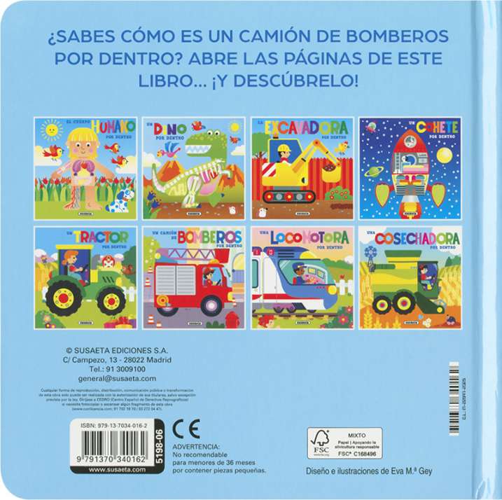 Un camión de bomberos por...