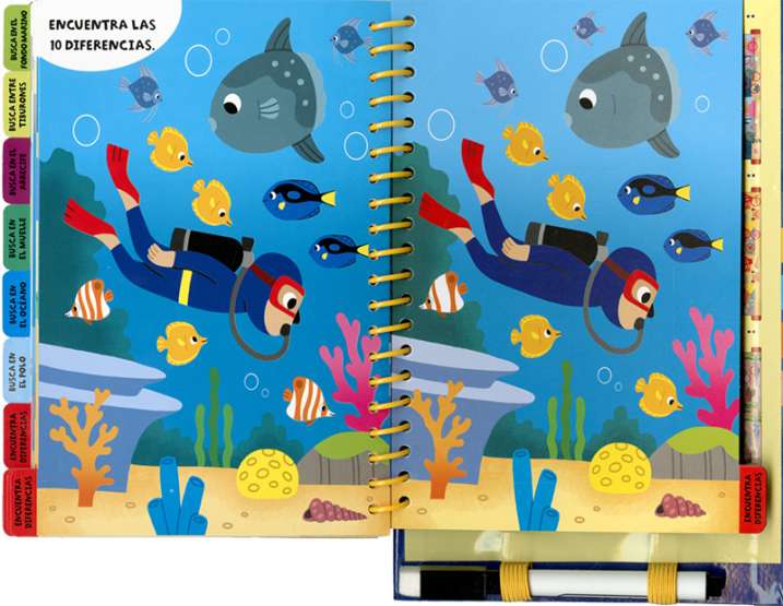 Busca que te busca. En el mar