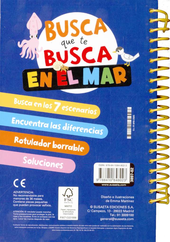 Busca que te busca. En el mar