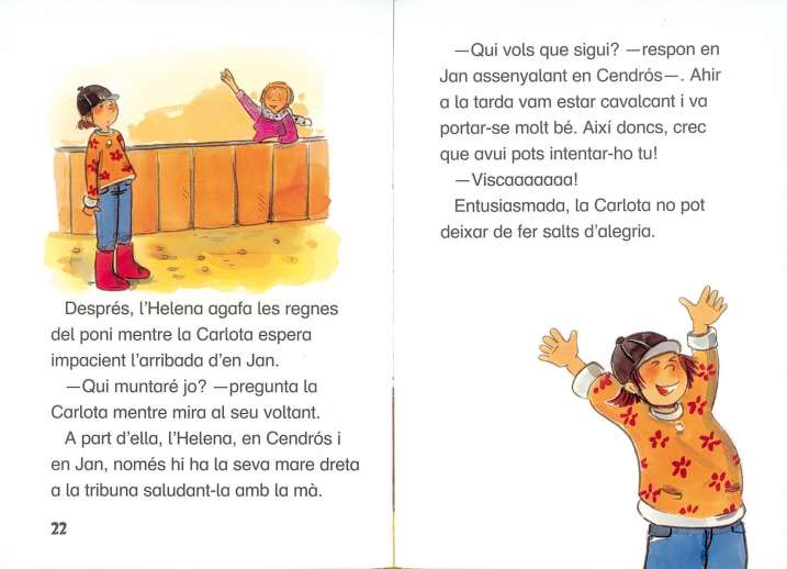 La Carlota a l'escola...