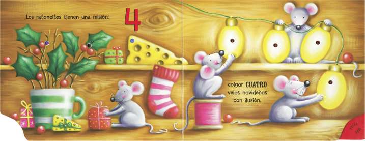 10 luces de Navidad