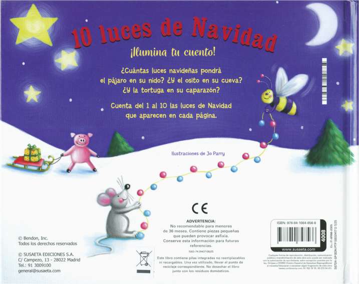 10 luces de Navidad