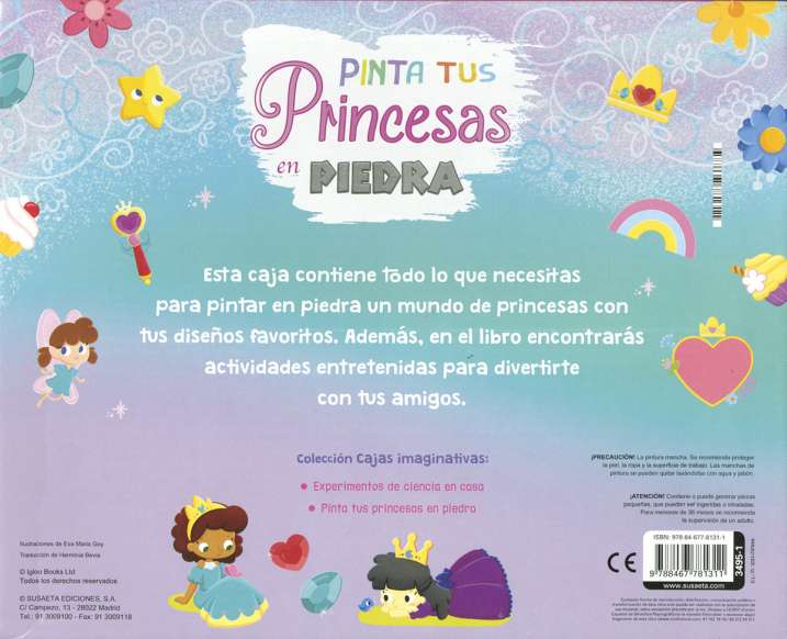 Pinta tus princesas en piedra