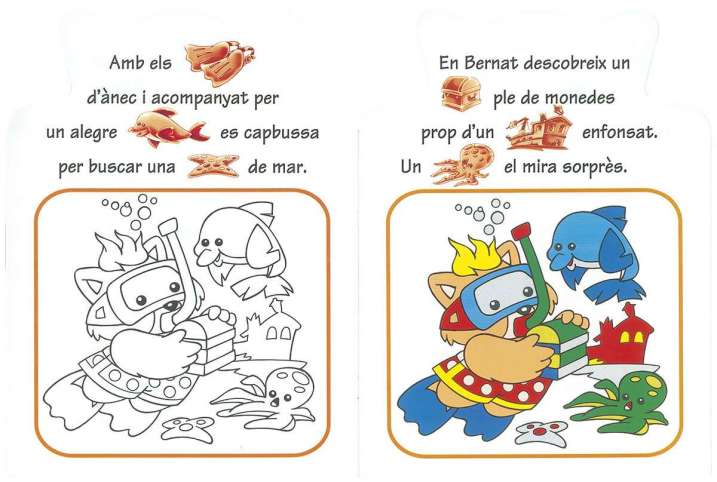 Pictogrames enganxa i pinta