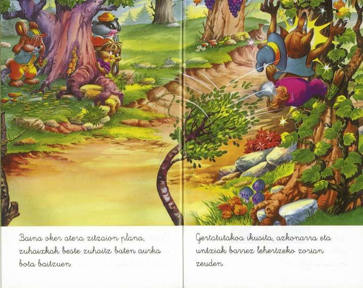 Txanogorritxo eta beste bi...