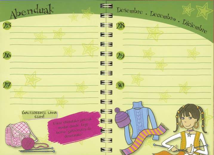 Eskola-agenda iraunkorra...