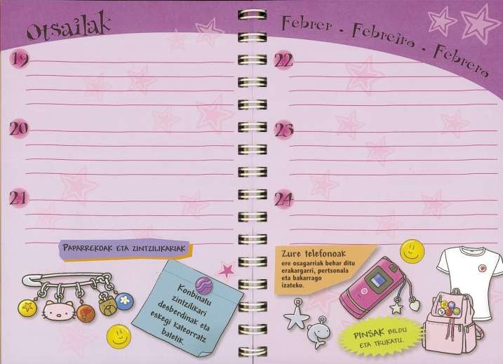 Eskola-agenda iraunkorra...