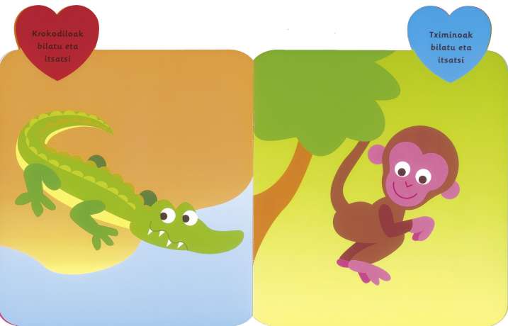 Pegatinak animaliak 2 urte