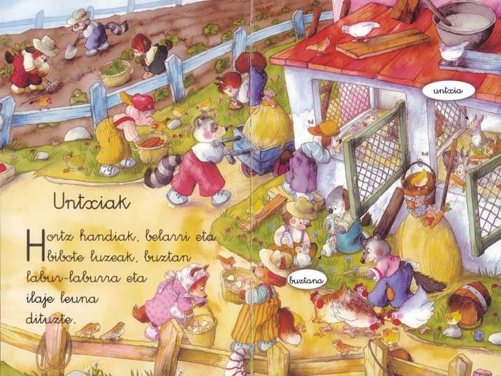 Baserriko animaliak ezagutu