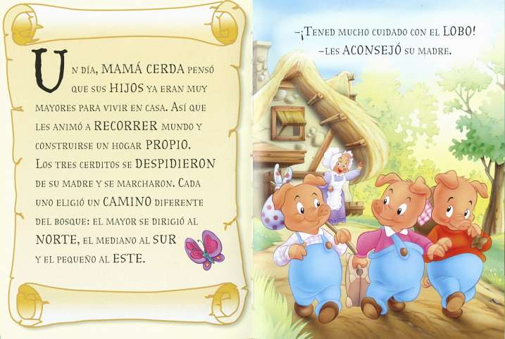 La sirenita-Los tres cerditos