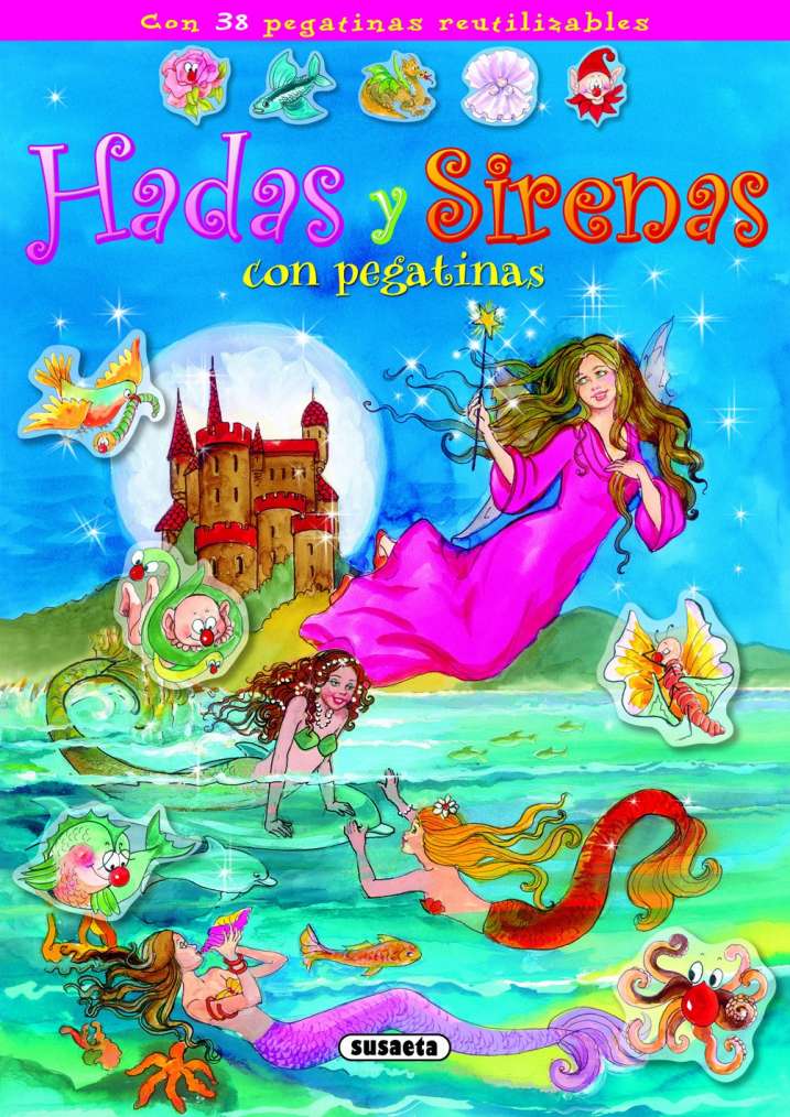 Hadas y sirenas con pegatinas