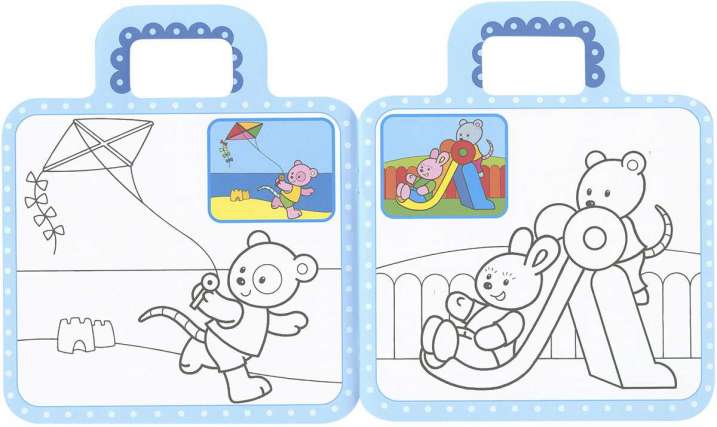 Mi maleta de pintar y pegar