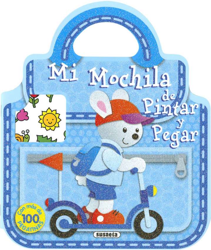 Mi mochila de pintar y pegar