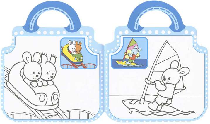 Mi mochila de pintar y pegar