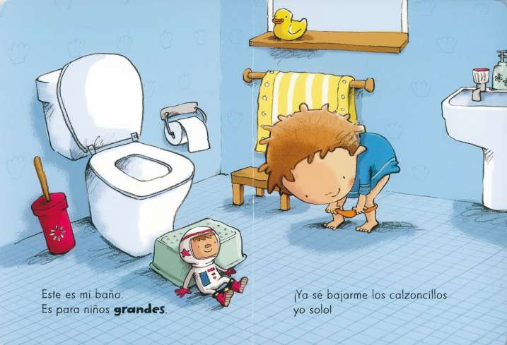 ¡Voy al baño solo!