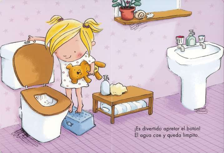 ¡Voy al baño sola!