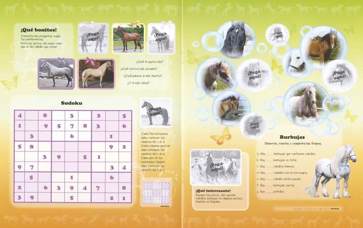 Caballos. Ejercicios,...